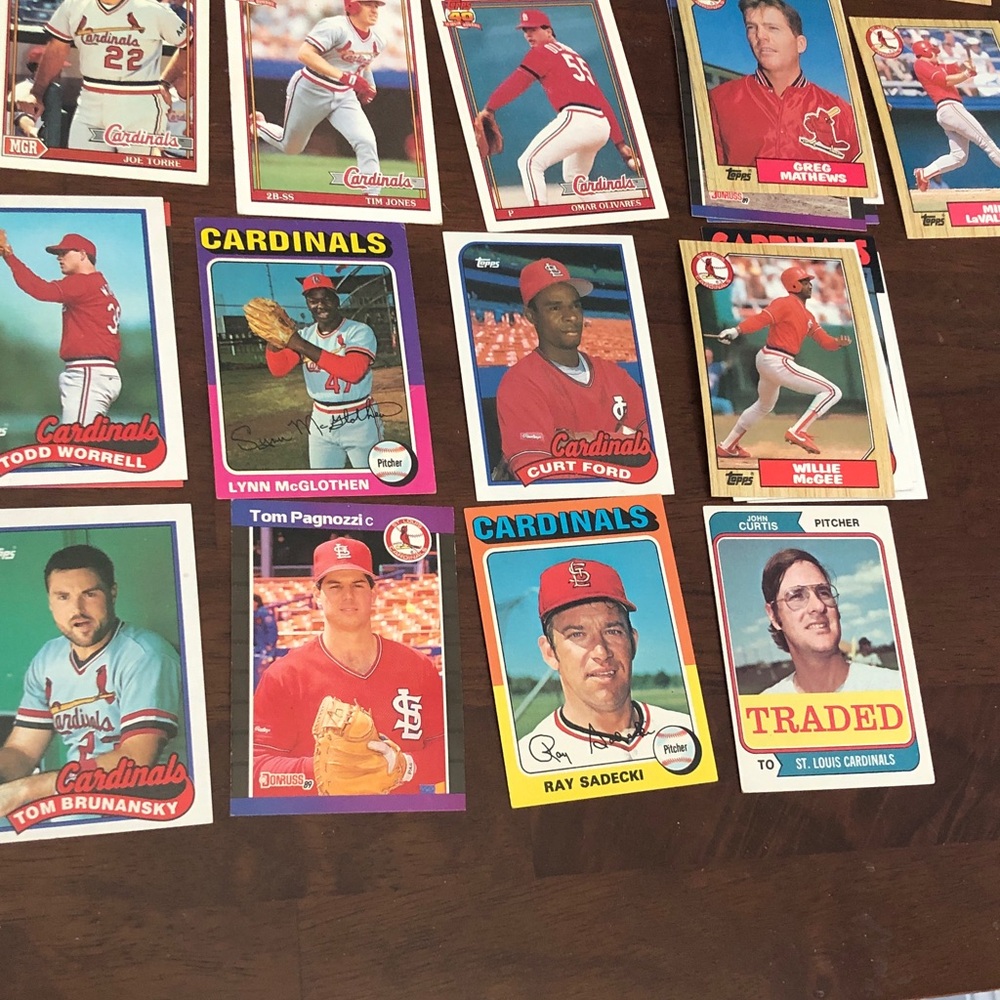 Vintage St. Louis Cardinals Baseball Trading Card Set - Picture 7 of 8